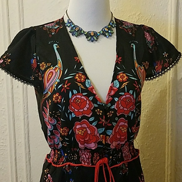 Boho Chiffon High-Low Dress NWT - Picture 7 of 8